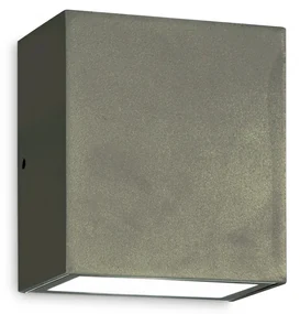Applique Da Parete Contemporanea Argo Alluminio Grigio Led 6W 4000K Ip65