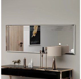 Specchio da parete TRIO 120x40 cm cromo