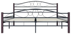 Giroletto nero in metallo 200x200 cm