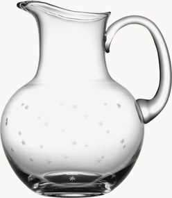 Caraffa in cristallo soffiato Stars, 2 L