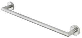 Porta asciugamani a muro 50 cm in acciaio inox satinato Galassia