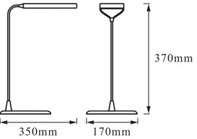 Osram - Lampada da tavolo LED dimmerabile PANAN LED/5W/5V