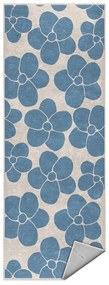 Passatoia blu lavabile 80x200 cm Blue Meadow – Mila Home