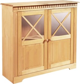 Vetrina in legno di pino in colore naturale 95x35 cm Lisa - Støraa