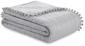 Copriletto grigio chiaro , 220 x 240 cm Meadore - AmeliaHome