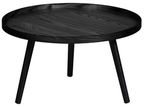 Tavolino nero , Ø 60 cm Mesa - WOOOD