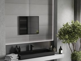 Mexen Loft specchio da bagno rettangolare 60 x 50 cm, cornice nera - 9852-060-050-000-70