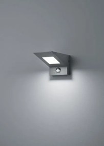 Applique esterno nelson led con sensore movimento ip54 h.10cm antra...