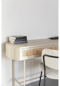 Tavolo consolle beige 40x120 cm Amaya – White Label