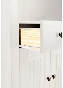 Libreria in legno di pino bianco 181x31 cm Mille - Støraa