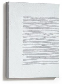 Kave Home - Quadro Suri bianco 30 x 40 cm