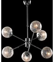 Lampadario Moderno Tresor Cromo 6 Luci E14