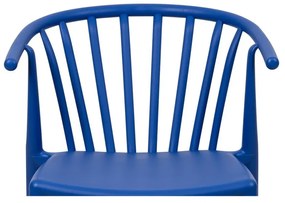 Sedia da esterno blu in plastica Capri – Bonami Essentials