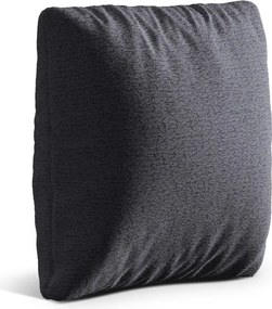 Cuscino per divano grigio scuro con rivestimento in bouclé Kemi – Cosmopolitan Design