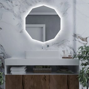 Specchio asimmetrico con luce LED G11