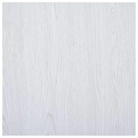 Listoni Per Pavimenti Autoadesivi İn Pvc 5,11 M² Bianchi /