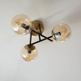 Brilagi - Lampadario a plafone MALIVA 3xE14/15W/230V in finitura oro