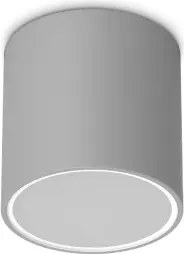 Techo round faretto da soffitto per esterno ip54 1 luce gu10 d.15cm...