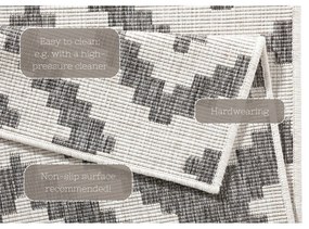 Tappeto grigio per esterni , 80 x 345 cm Malta - NORTHRUGS