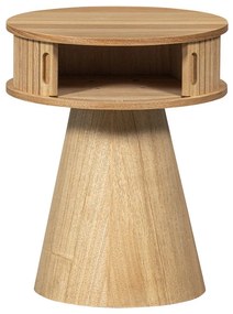 Comodino di colore naturale con effetto pino Karri – WOOOD