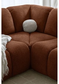 Divano angolare color terracotta Shell – Miuform