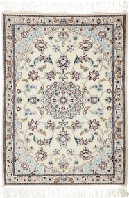 Nain Tappeto 90x70 Beige (Iran) Annodato A Mano