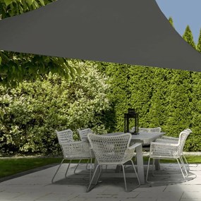 Vela Parasole 3,6x3,6x3,6 M Grigia A Triangolo /