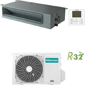 Climatizzatore Condizionatore Hisense Canalizzabile R32 12000 BTU ADT35UX4RBL8 INVERTER Classe A++/A+