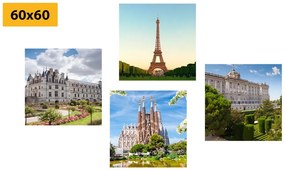 Set di quadri – Monumenti più straordinari del mondo