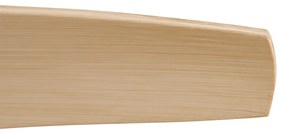 Ventilatore da soffitto bianco con stampa legno 132 cm con LED dimmerabile con telecomando - Joly