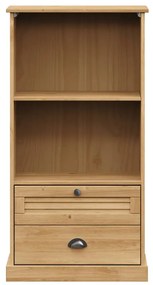 Libreria vigo 60x35x114,5 cm in legno massello di pino