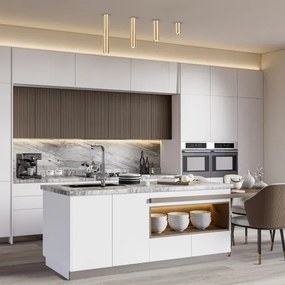 Faretto GENESIS 1xGU10/8W/230V 40 cm oro