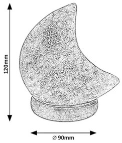 Rabalux 3696 - Lampada salina RGB LED WASABI LED/1W/5V