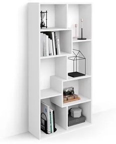 Libreria bassa XS Iacopo (160,8 x 80 cm), Bianco Frassino
