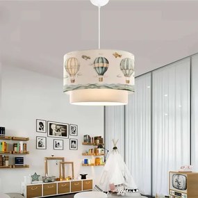 Lampadario per cameretta CANDY 1xE27/40W/230V bianco/multicolore