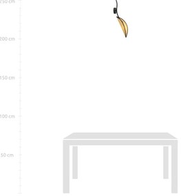 Applique LOTUS 1xE14/10W/230V nero/beige