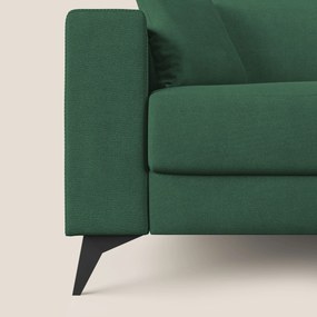 Pegaso divano letto angolare con poggiatesta reclinabili e rivestimento impermeabile T02 verde