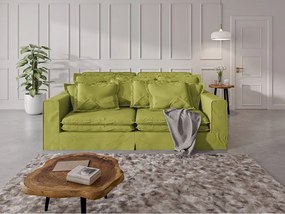 Divano verde chiaro 236 cm Nora – Ropez