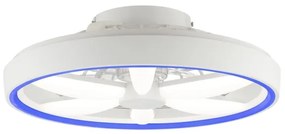 Brilliant - Ventilatore a soffitto LED RGBW GAIANO LED/48W/230V bianco + DO