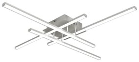 Brilagi - Plafoniera LED STRIPES LED/37W/230V argento