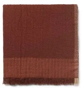 Weaver Throw Red Brown - Ferm Living