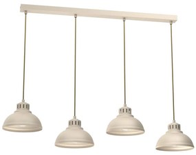 Lampadario a sospensione con filo SVEN 4xE27/15W/230V beige