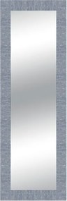 Specchio rettangolare in legno argento 73 x 183 cm