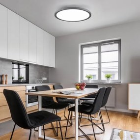 Leuchten Direkt 15571-18-Plafoniera LED dimmerabile  FLAT LED/23,5W/230V+TC