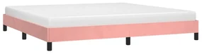 Giroletto rosa 200x200 cm in velluto