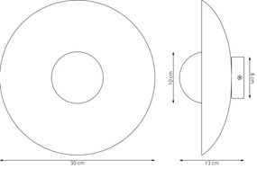 Applique INSPO 1xG9/8W/230V bianca