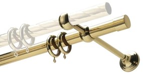 Kit bastone per tenda  Fisso in ottone ottone Ø 30 mm L 200 cm