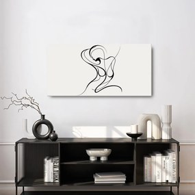 Quadro su tela – Curve artistiche di donna