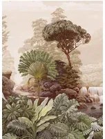 Isidore Leroy Carta da parati panoramica Firone Terracotta - Panel B