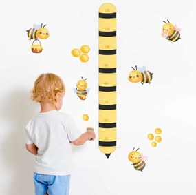 Metro da parete per bambini Api e api | Inspio